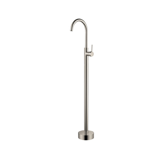 Harris Freestanding Floor-Mount Tub Faucet Single-Handle Brushed Nickel
