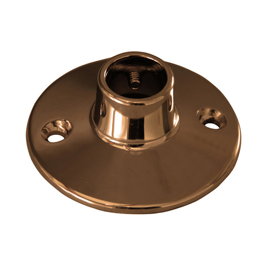 Flange for 4150 Rod Polished Brass