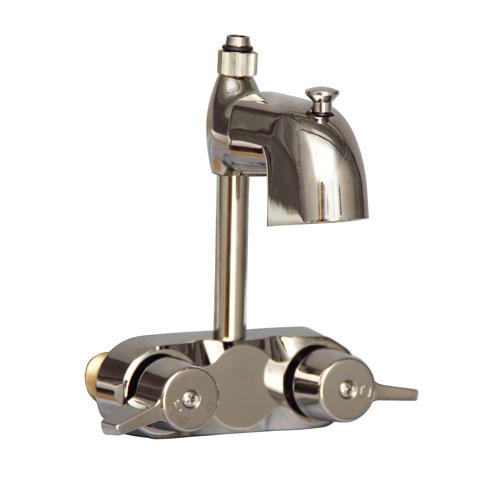 Tub Wall Mount Diverter Spout Code in Brushed Nickel