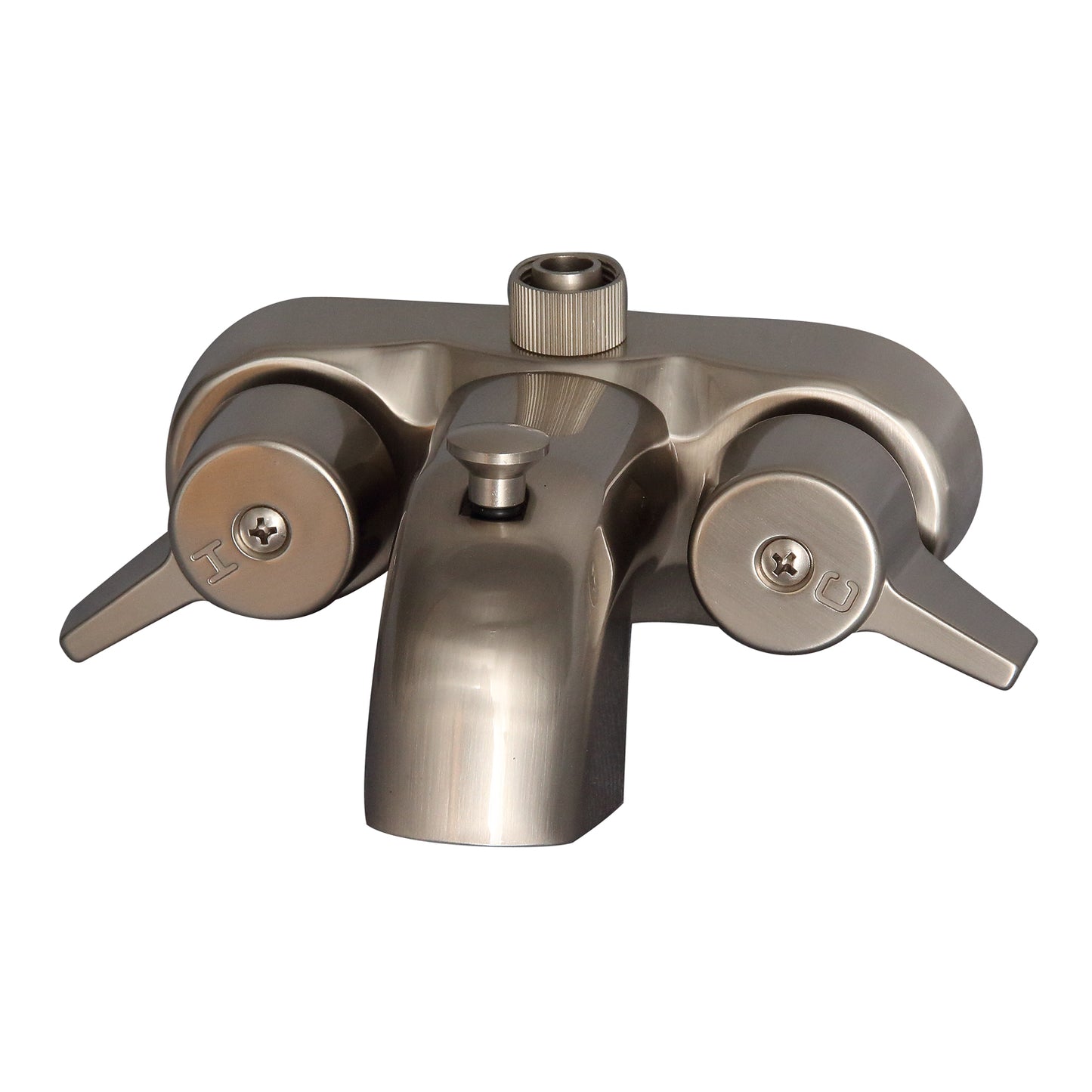 Tub Wall Mount Diverter Bathcock in Brushed Nickel