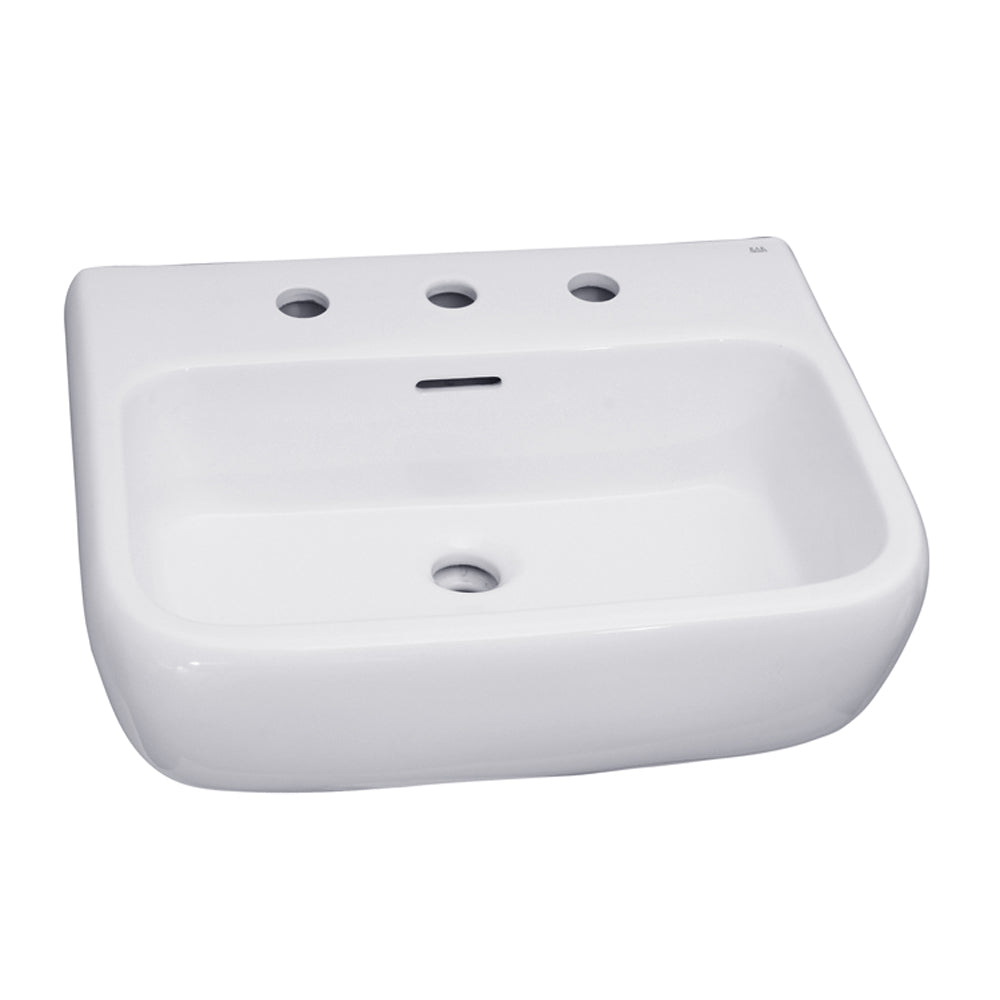 Metropolitan 520 Pedestal Bathroom Sink White for 8" Widespread