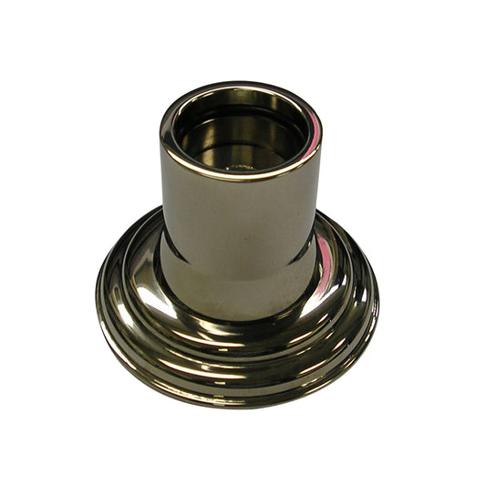 Decorative Flange 1" Pair Polished Nickel