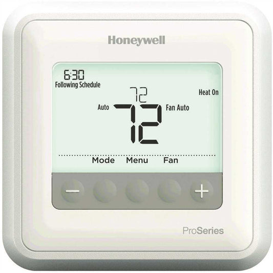 Honeywell T4 Pro 7-Day Programmable Thermostat with Single Stage Heating & Cooling