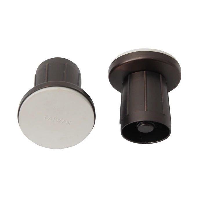 Adjustable Shower Rod Flange (Pair) 1" ID Oil Rubbed Bronze