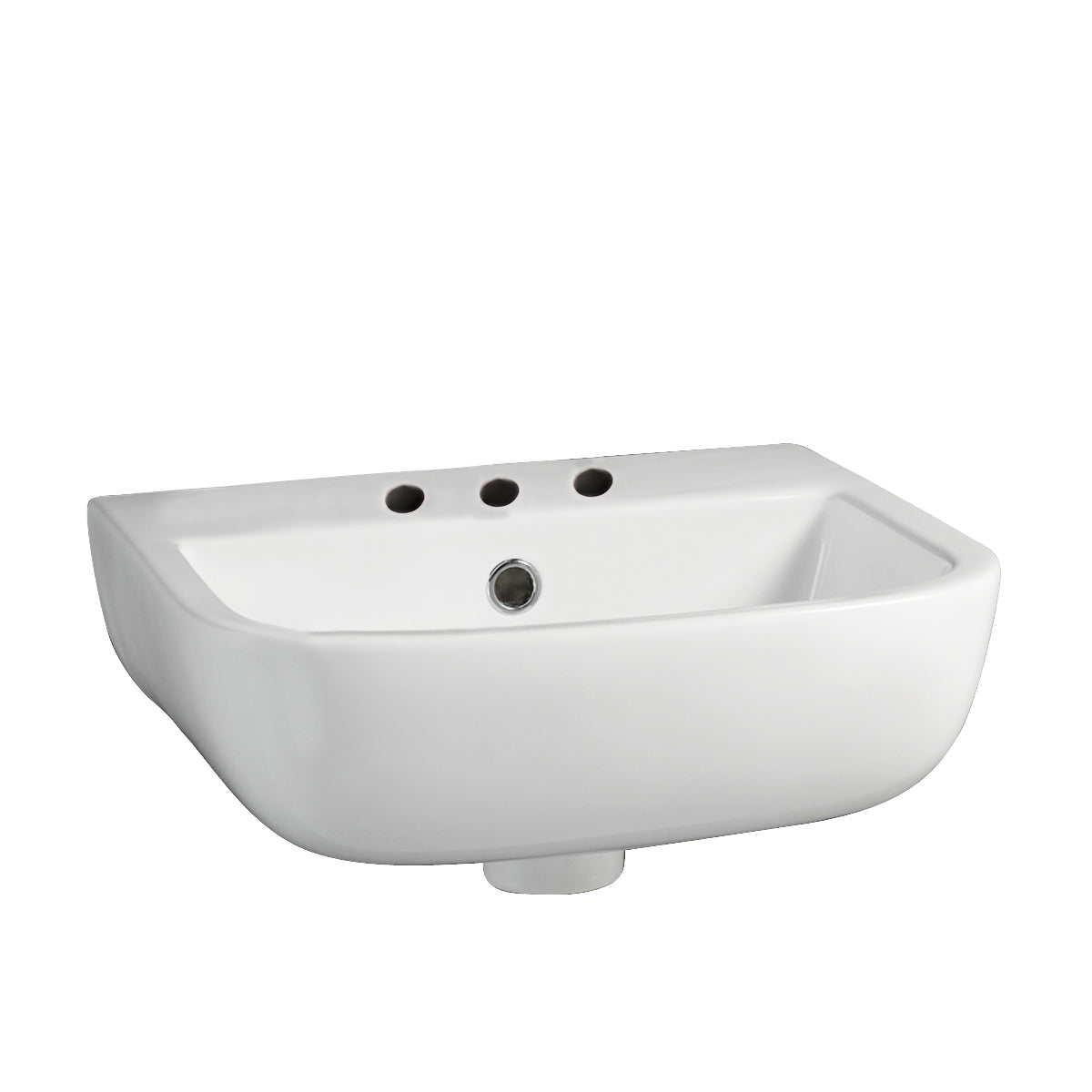Series 600 Small Wall Hung Sink 15 3/4" for 4" Centerset White