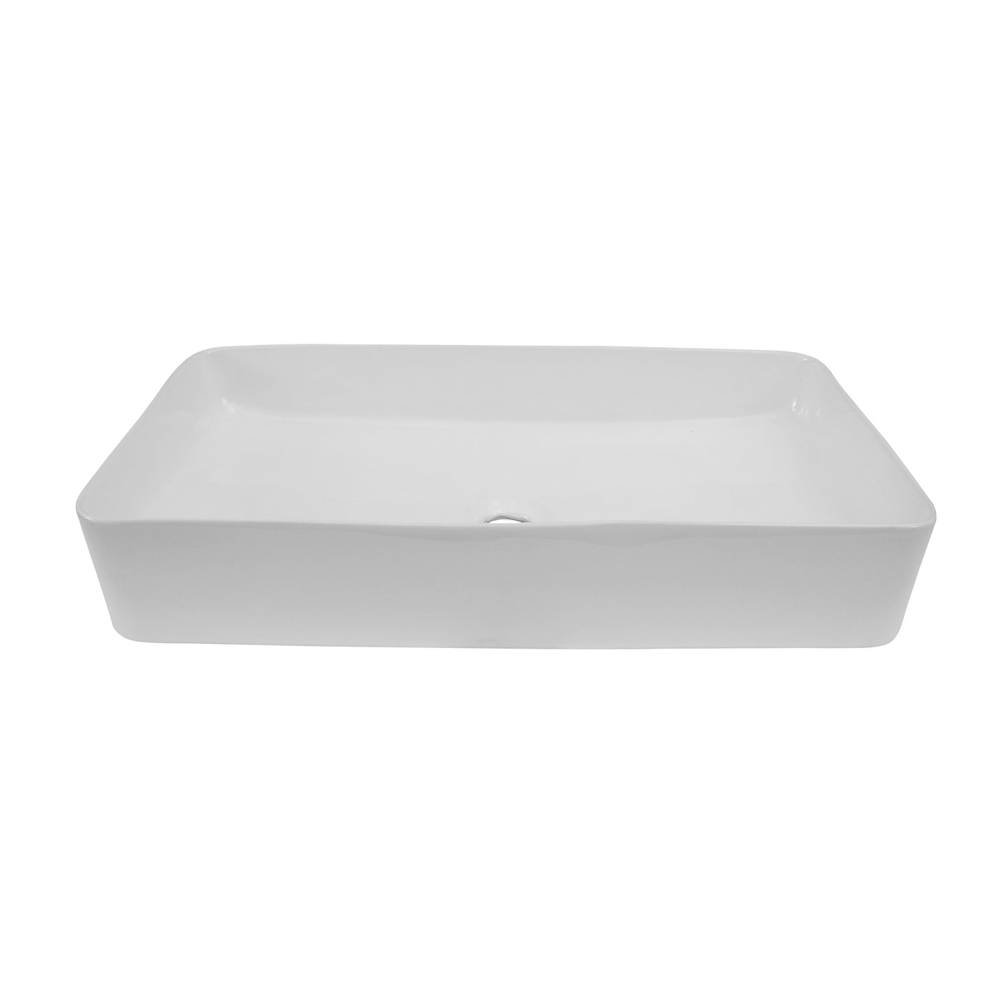 Leduc 23" Rectangle Vessel Basin Sink in White