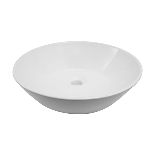 Joni 18" Round Vessel Basin Sink in White