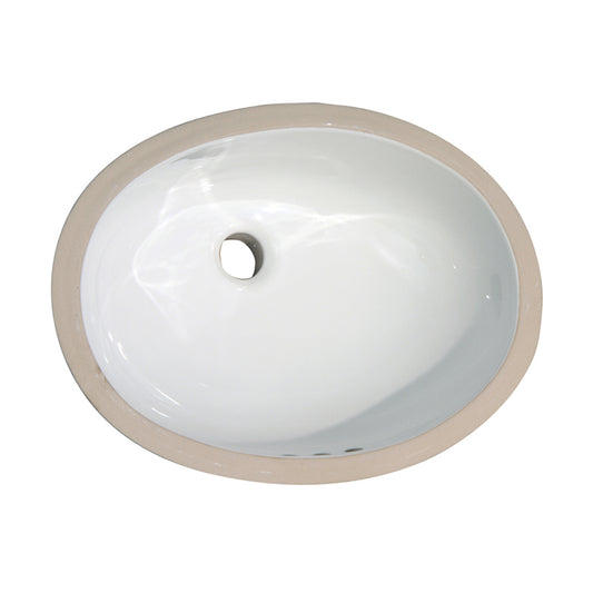 Rosa 570 Undermount Bathroom Sink 22-1/2" x 16-1/2" in White