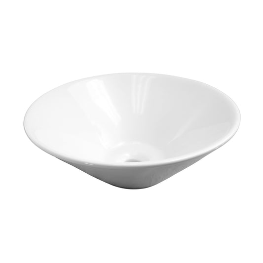 Dana Vessel Basin Sink 17" Oval in White