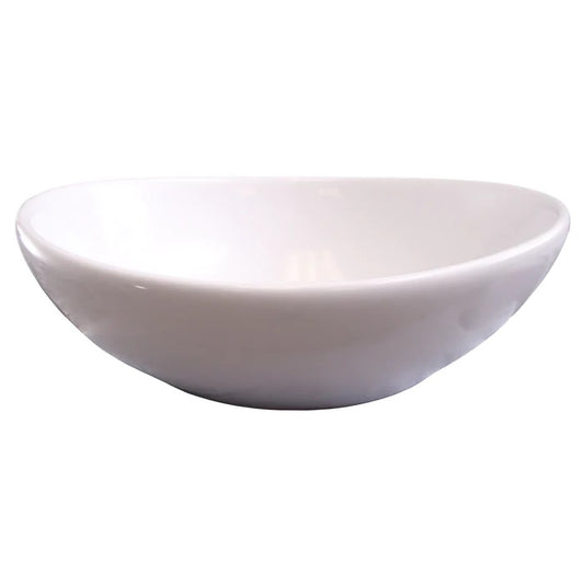Trina Vessel Basin Sink 16"  x 13" Oval in White