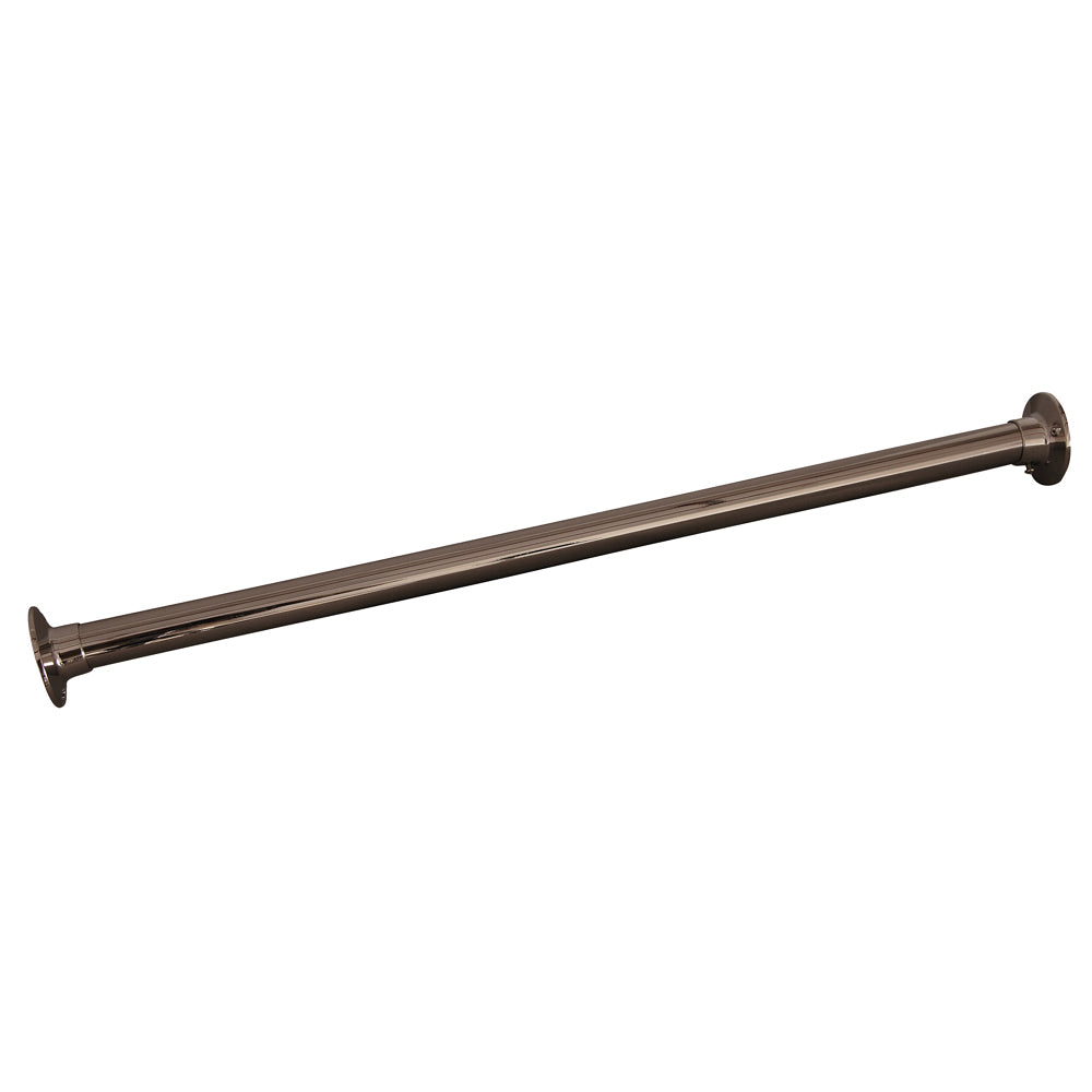 108" Straight Shower Rod in Polished Nickel