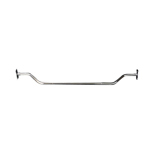 4120 Cellini Shower Enlarger Rod, 72" w/Flanges in Polished Chrome