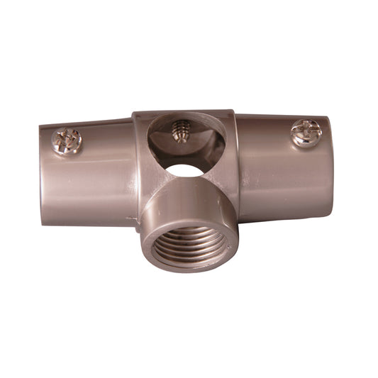 Barclay Wall Tee for 4150 Rod Brushed Nickel