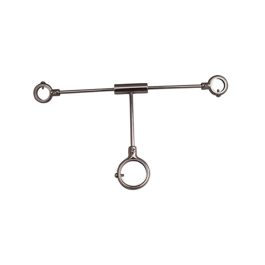 Tub Supply Line to Drain Support Rod Set Polished Nickel