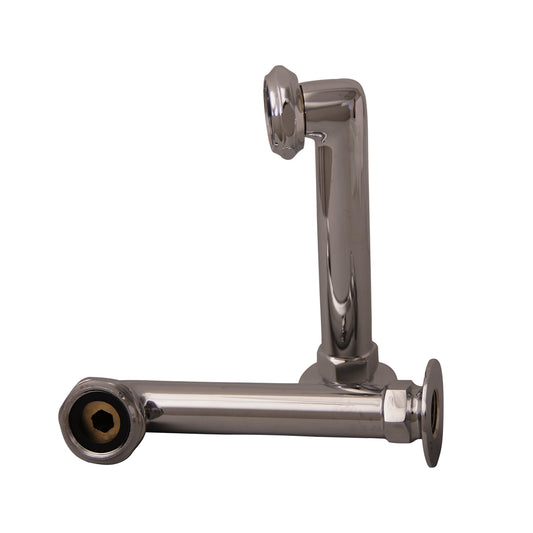 Elbows for Deck Mount Tub Faucet 6" Chrome (Pair)
