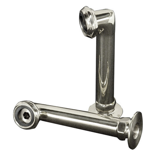 Elbows for Deck Mount Tub Faucet 6" Polished Nickel (Pair)