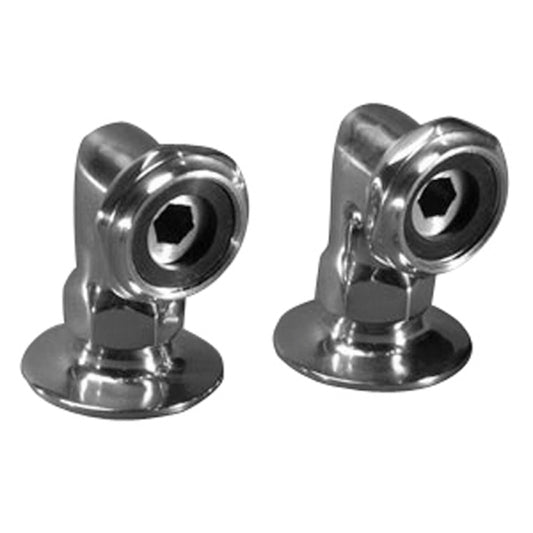 Elbows for Deck Mount Tub Faucet 2" Chrome (Pair)