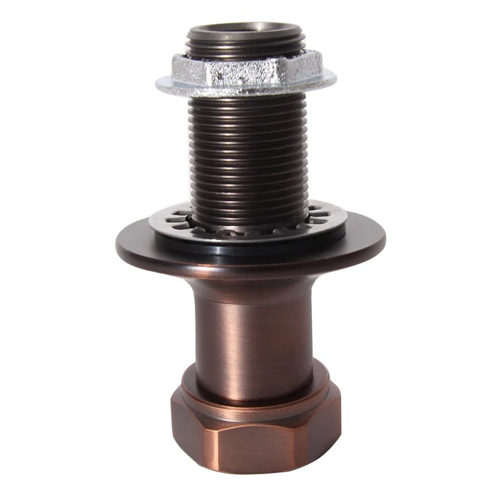 Angled Tub Faucet to Wall 1/2" FIP x 3/4" FIP Coupler Pair Oil Rubbed Bronze