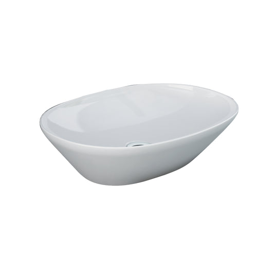 Variant 19 3/4" x 14" Oval Vessel Basin Sink in White