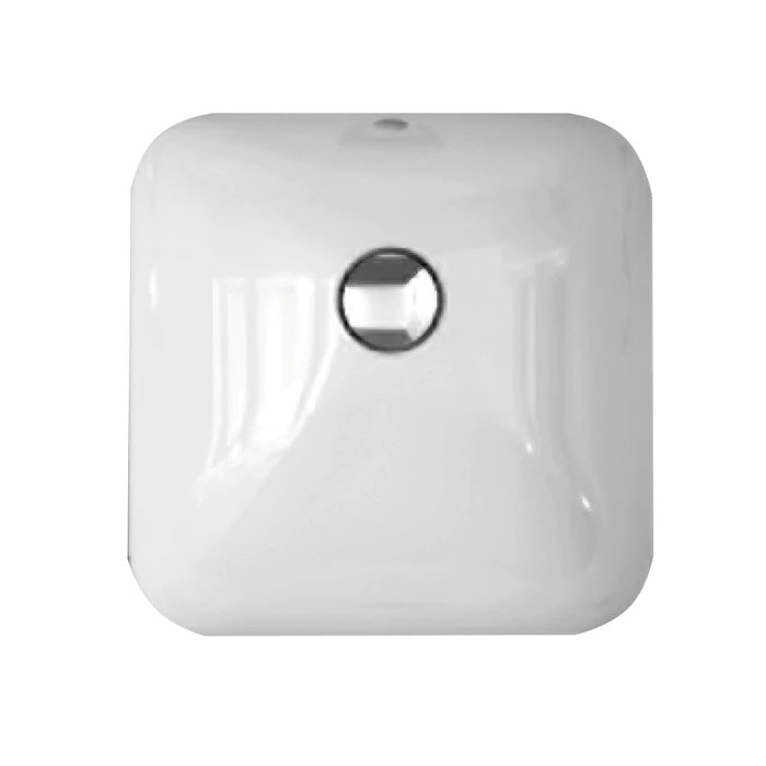 Variant 14" Square Undermount Bathroom Sink in White