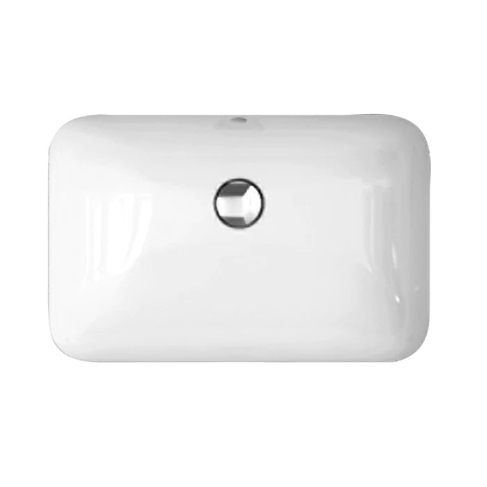 Variant 21" x 14" Rectangular Undermount Bathroom Sink in White
