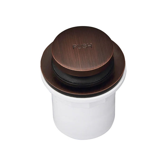 Bath Tub Drain Pop-Up with 1-1/2" Flange PVC Adapter Oil Rubbed Bronze
