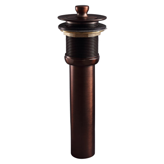 Tub Drain Lift & Turn No Overflow Oil Rubbed Bronze