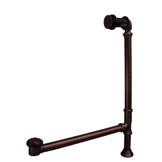 Freestanding Tub Leg Drain and Pivoting Overflow in Oil Rubbed Bronze