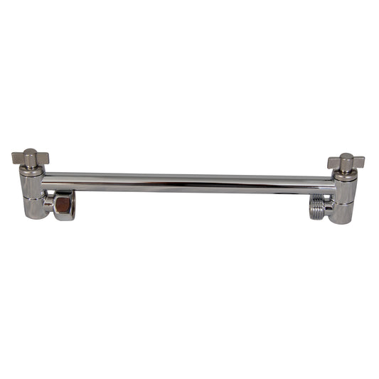 10" Adjustable Shower Head Arm in Polished Chrome
