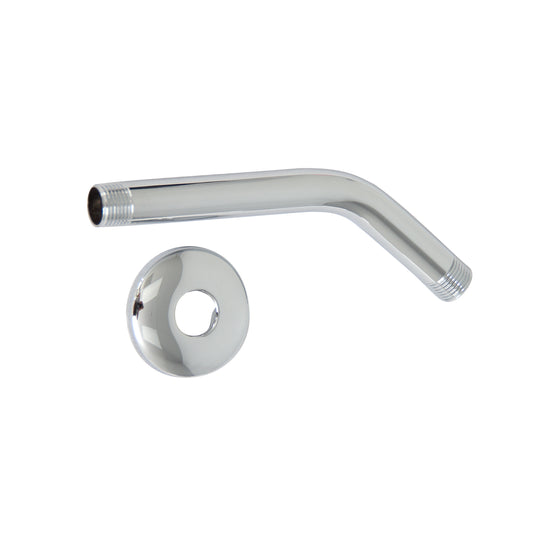 8" Standard Shower Head Arm with Flange Chrome