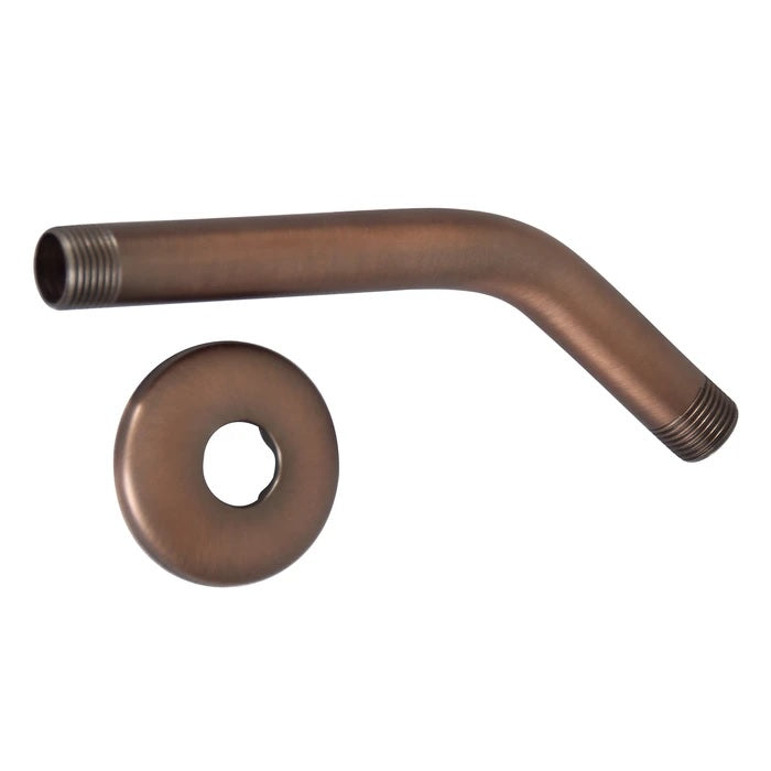 8" Standard Shower Head Arm with Flange Oil Rubbed Bronze