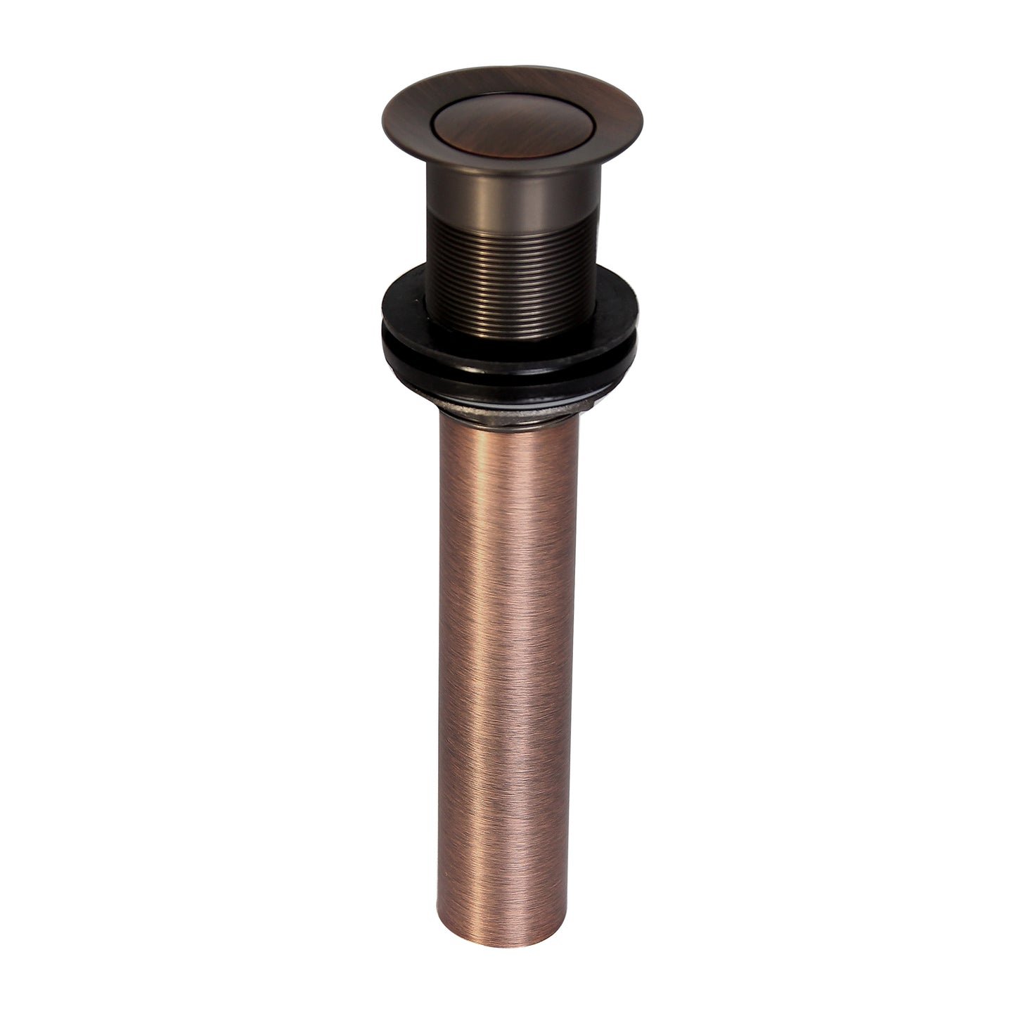 Pop-Up 2-1/8" Bathroom Sink Drain no Overflow Hole in Oil Rubbed Bronze