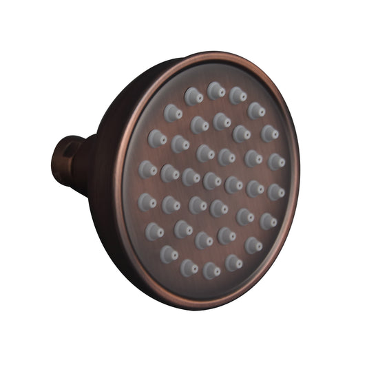 Trapp 4" Round Silicon Nozzle Rainfall Shower Head Oil Rubbed Bronze