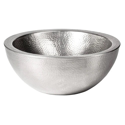 Boone 16" Round Brushed Nickel Vessel Sink