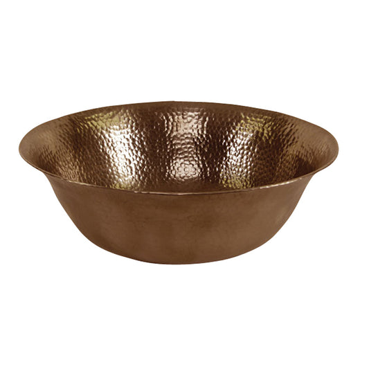 Goshen Vessel Hammered Antique Copper Basin Sink
