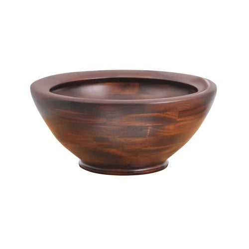 Antigua Mahogany Vessel Sink 17-3/4" Round with Natural Finish