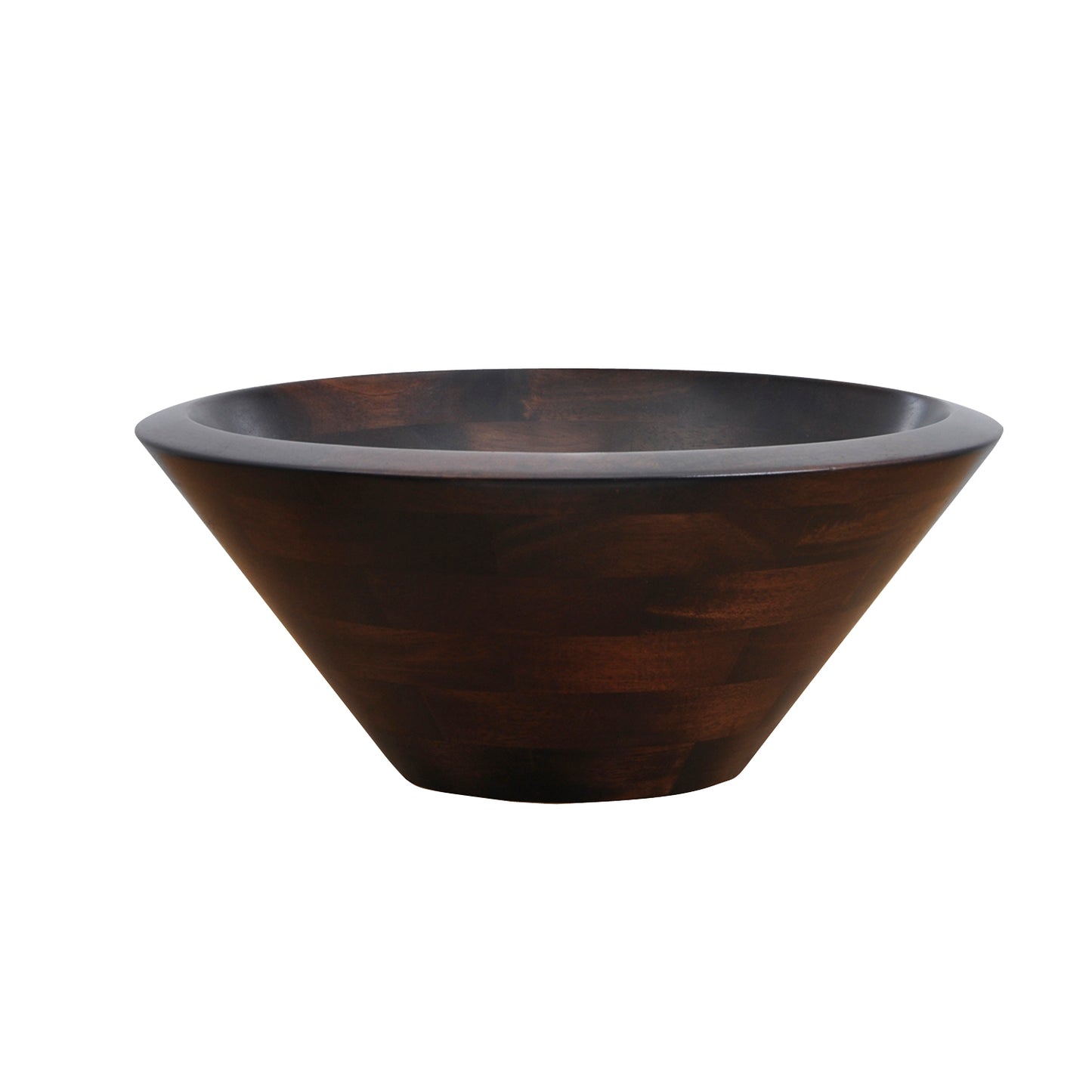 Catali Mahogany Vessel Sink 13-3/4" Round with Natural  Finish