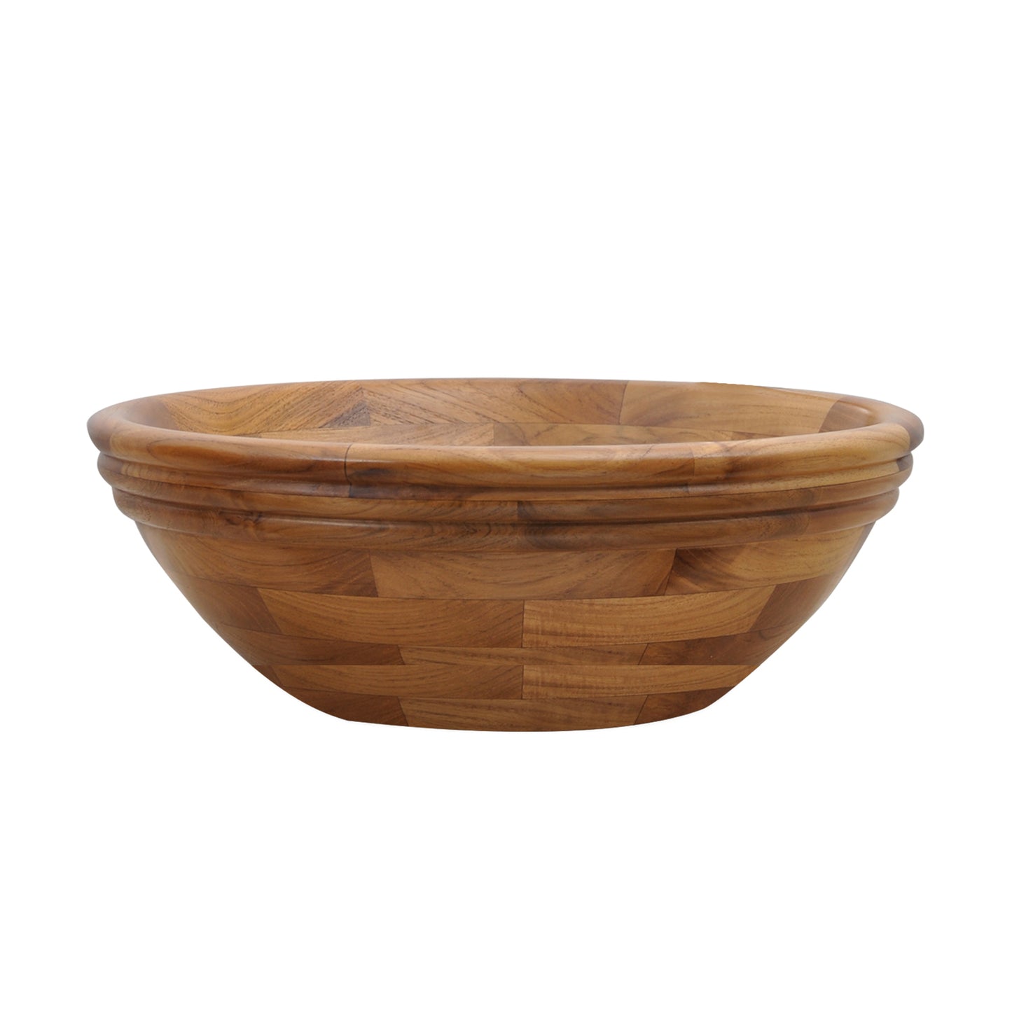Corcora Teak Vessel Sink 17-1/8" Round with Natural Finish