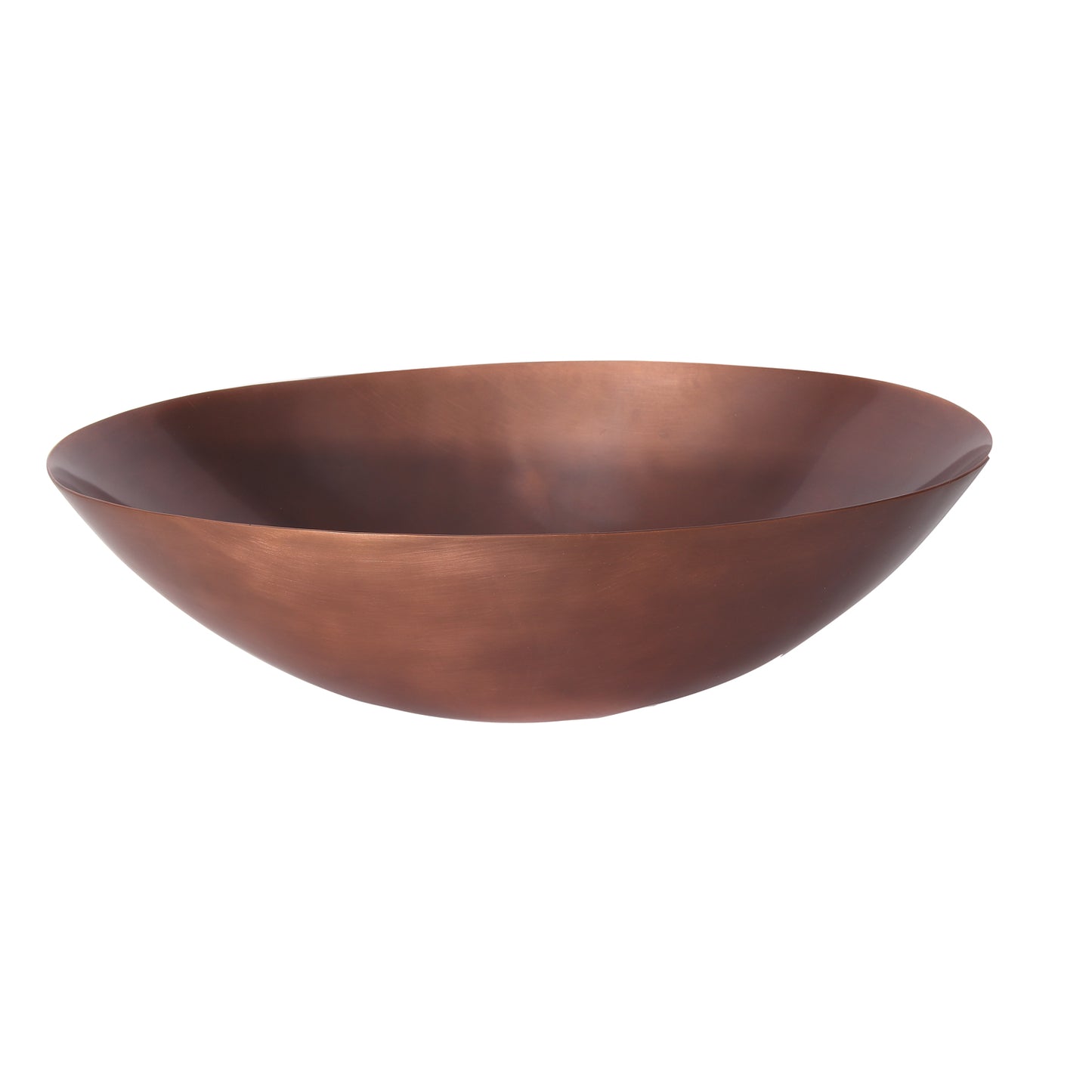 Iverson Copper 20" x 14"Oval Vessel Sink with Smooth Finish