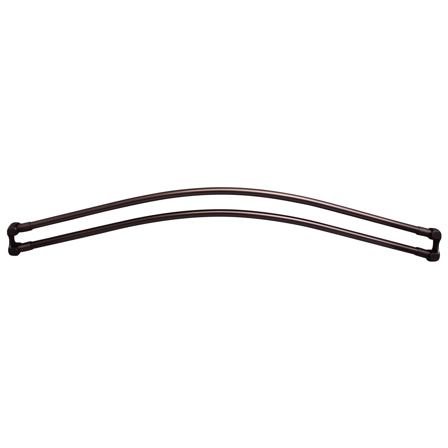 36" Double Curved Shower Curtain Rod in Oil Rubbed Bronze