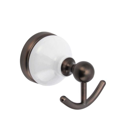 Anja Double Robe Hook in Oil Rubbed Bronze