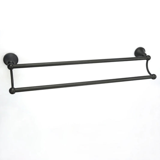 Gleason Double Towel Bar 24" Matt Black