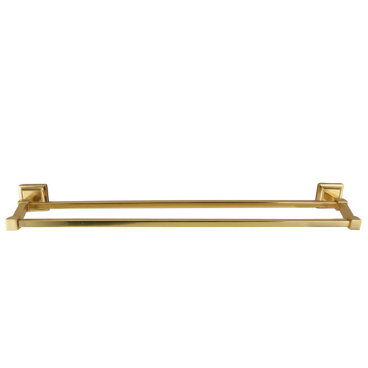 Stanton Double Towel Bar 24" Antique Brass