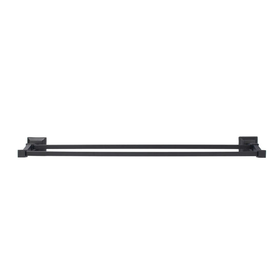 Stanton Double Towel Bar 18" Matt Black