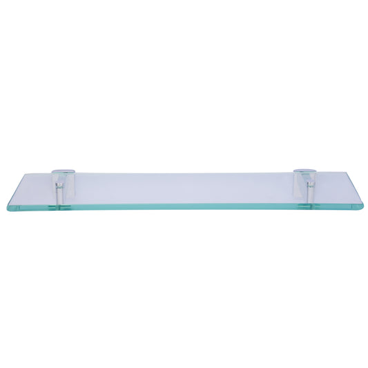 Nayland 20" Glass Shelf with Polished Chrome Hardware