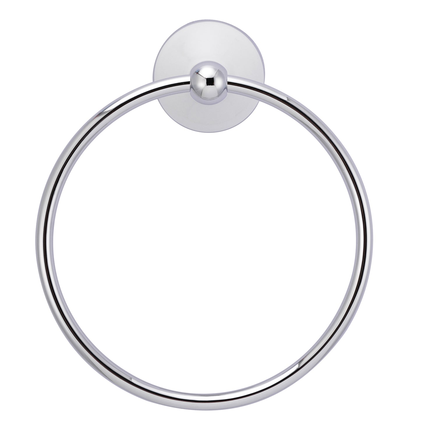 Anja Towel Ring in Polished Chrome
