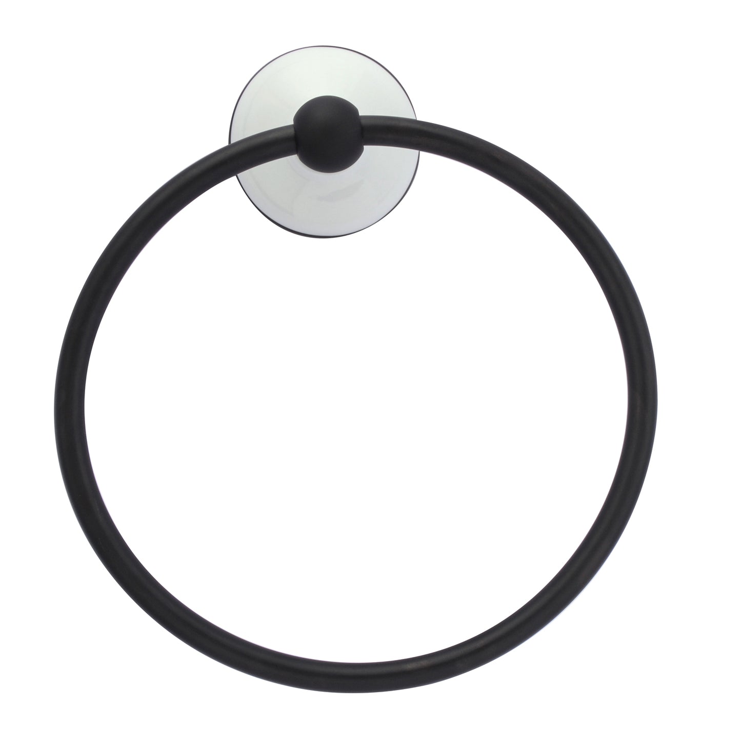 Anja Towel Ring in Matt Black