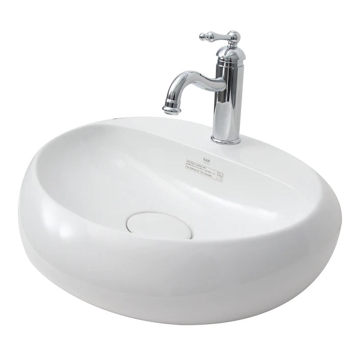 Cloud 21-5/8" Wall Hung Oval Sink in Matte White with 1 Faucet Hole & Drain Cover