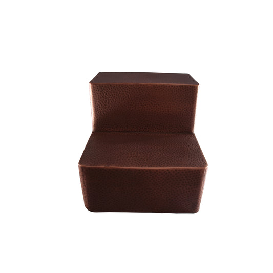 Square Copper Steps For Freestanding Copper Tub