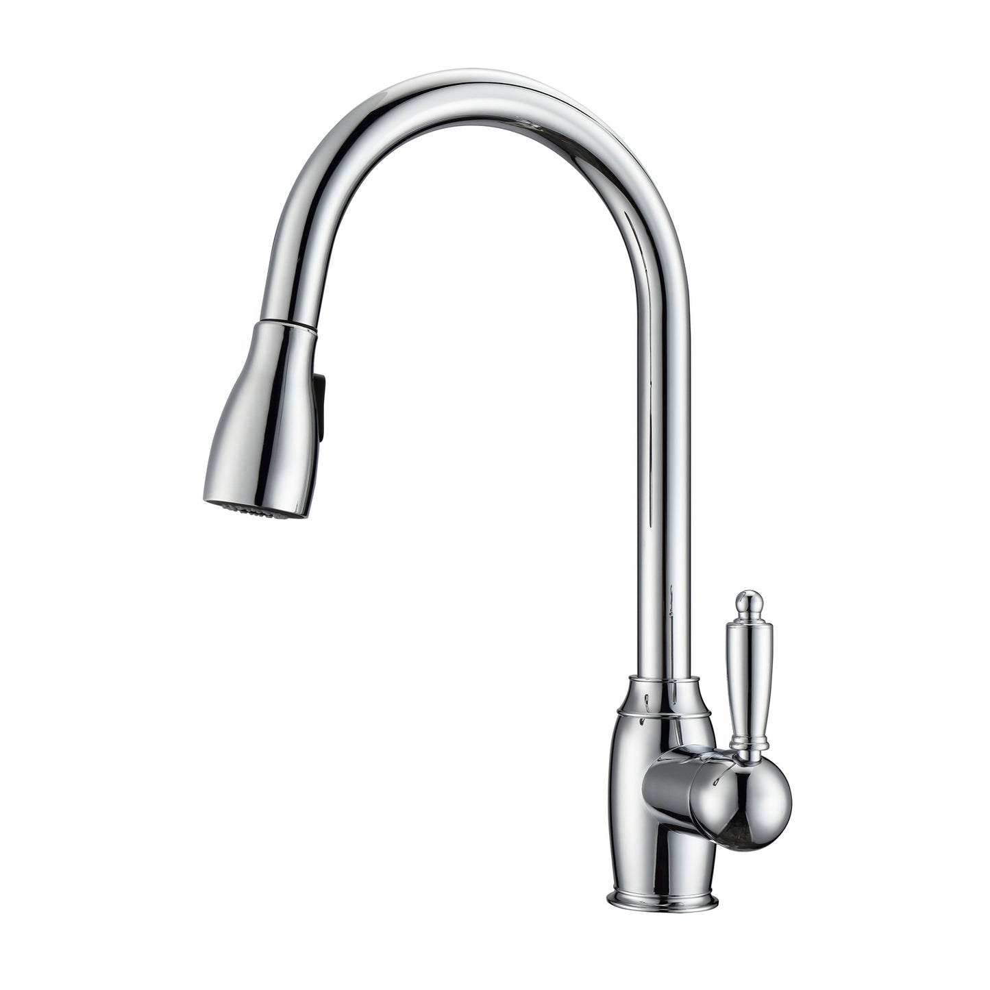 Bristo 2 Kitchen Faucet, Pull-Out Sprayer, Single Lever Handle, Chrome
